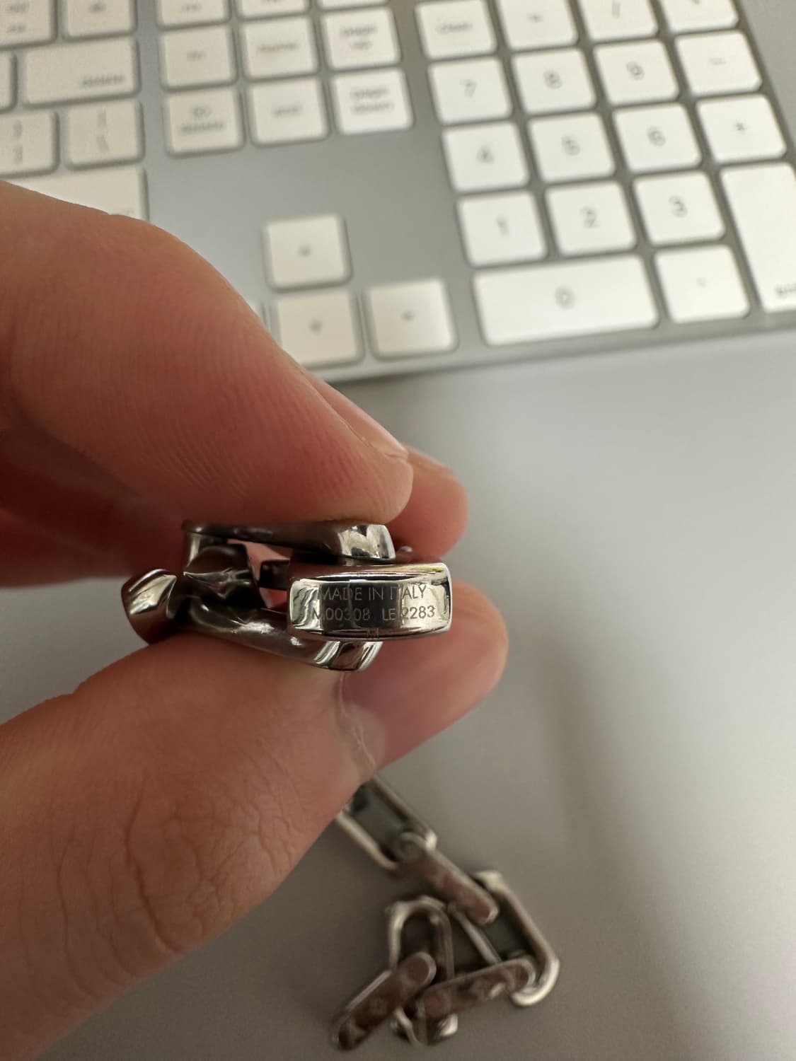 [정품] 루이비통 모노그램 체인 팔찌 M00308 (L사이즈 / 23년식 상품이미지2