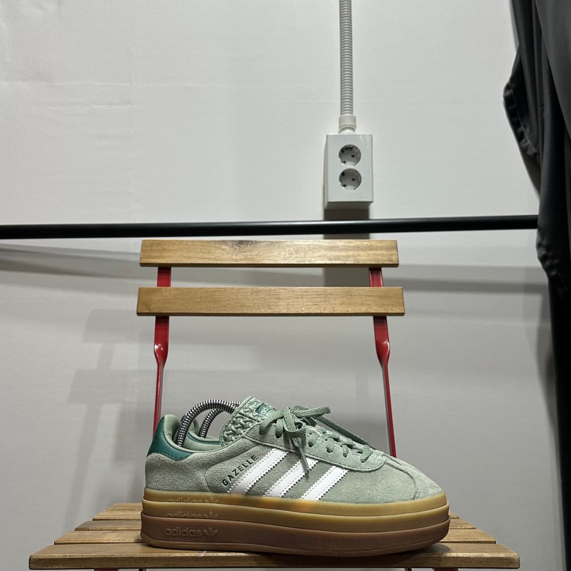 235) 아디다스 운동화 여성 여자 신발 가젤 볼드 빈티지 그린 상품이미지1