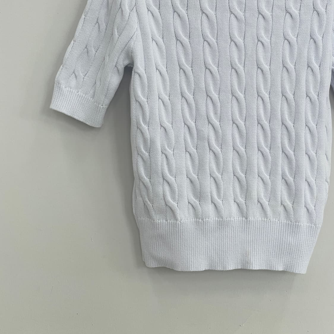 폴로 랄프로렌 케이블 반팔 니트 가디건 상품이미지6