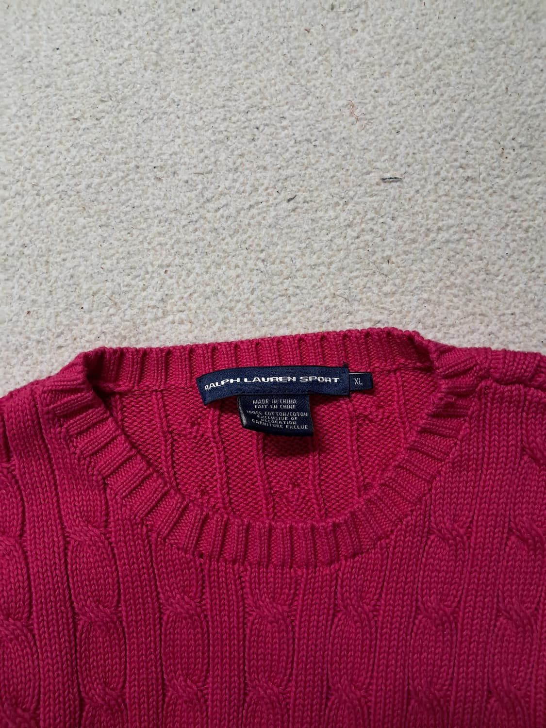 폴로 케이블니트 상품이미지2