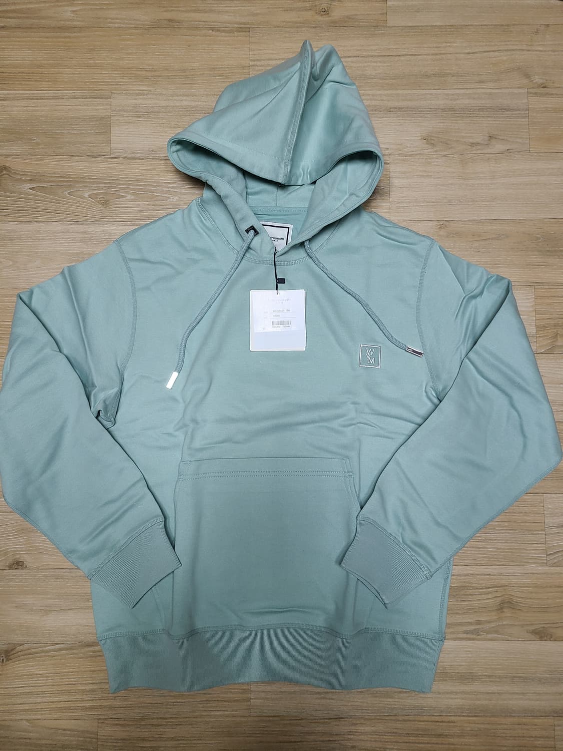 [정품/새상품] 우영미 백로고 후드 티셔츠 상품이미지1