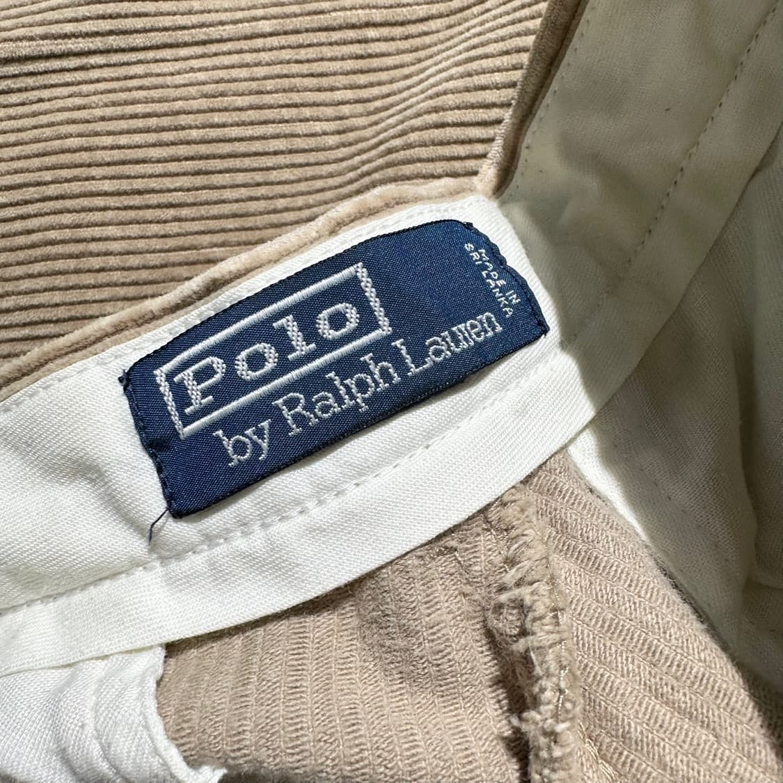 폴로 랄프로렌 코듀로이 투턱 팬츠 상품이미지4