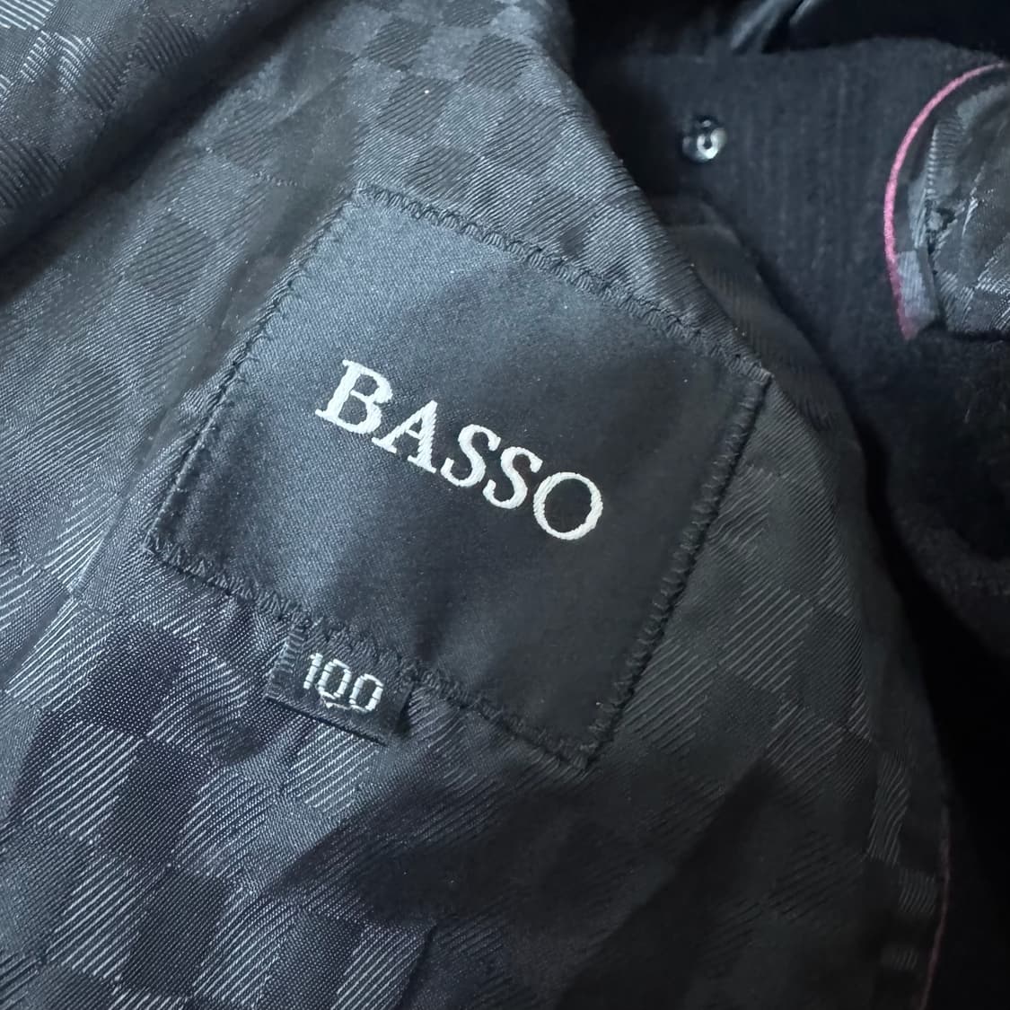 바쏘 옴므 남성 클래식 발마칸코트 L/100  상품이미지4