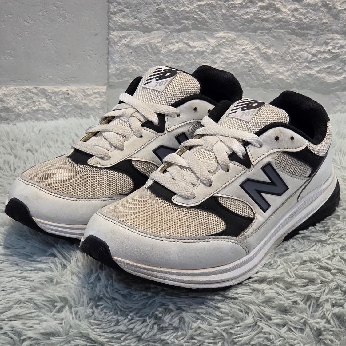 5q-9:뉴발란스 MW707WB 화이트-블랙 (25.5cm) 상품이미지1