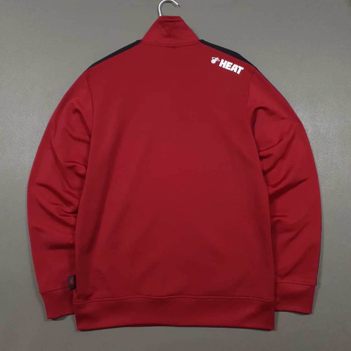 아디다스 희귀 대장급 NBA 마이애미 히트 버건디 트랙탑 볼드 삼선 져지 상품이미지9
