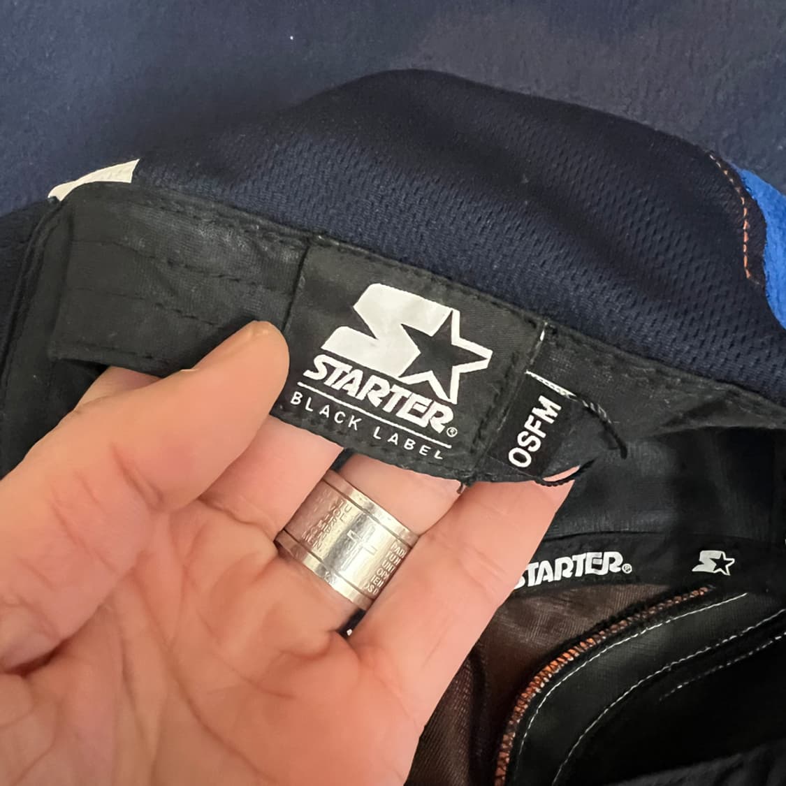 스타터 헤리티지 블루 캠프캡 모자 상품이미지4