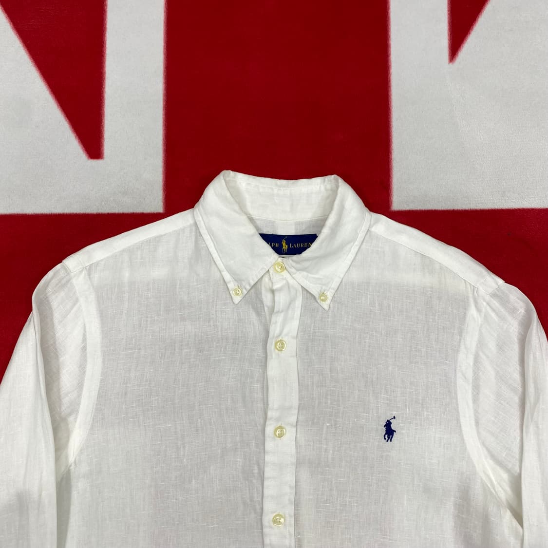 폴로 린넨 셔츠 S 실측 M  상품이미지3