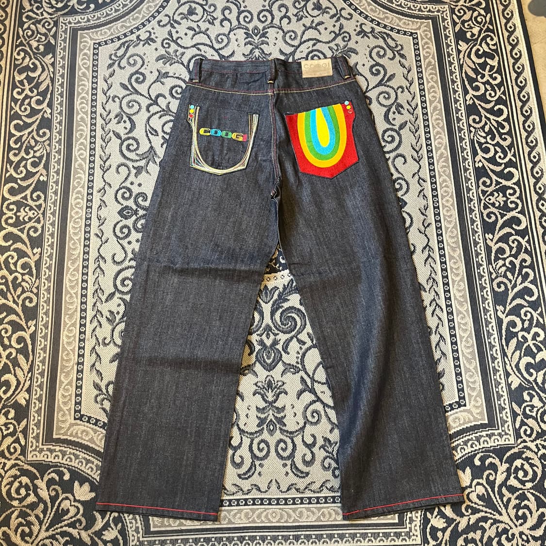 34 COOGI 자수 데님 팬츠/W2386 상품이미지1