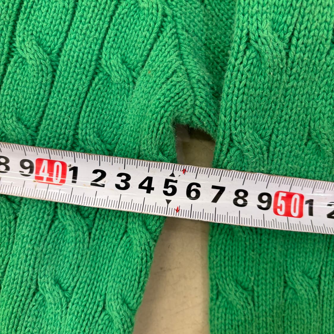 폴로 랄프로렌 그린 포니 케이블 니트 상품이미지5