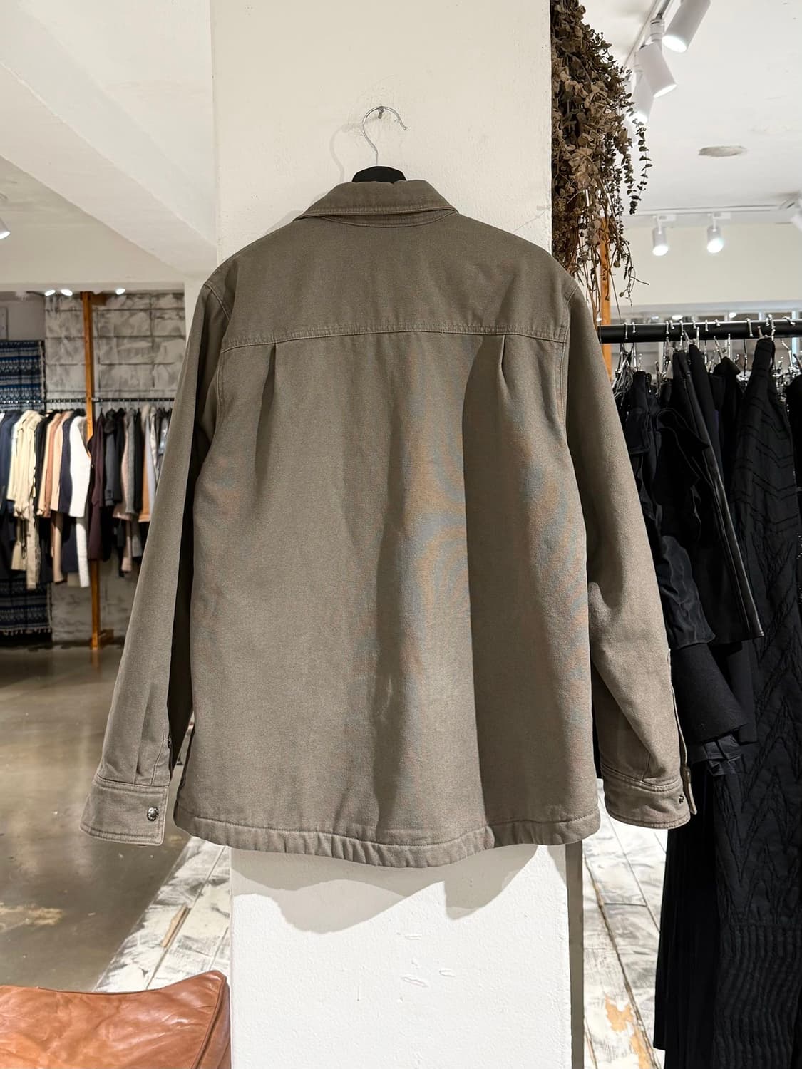 필슨 라이트 올리브 플리스 코튼 셔츠 자켓 상품이미지6