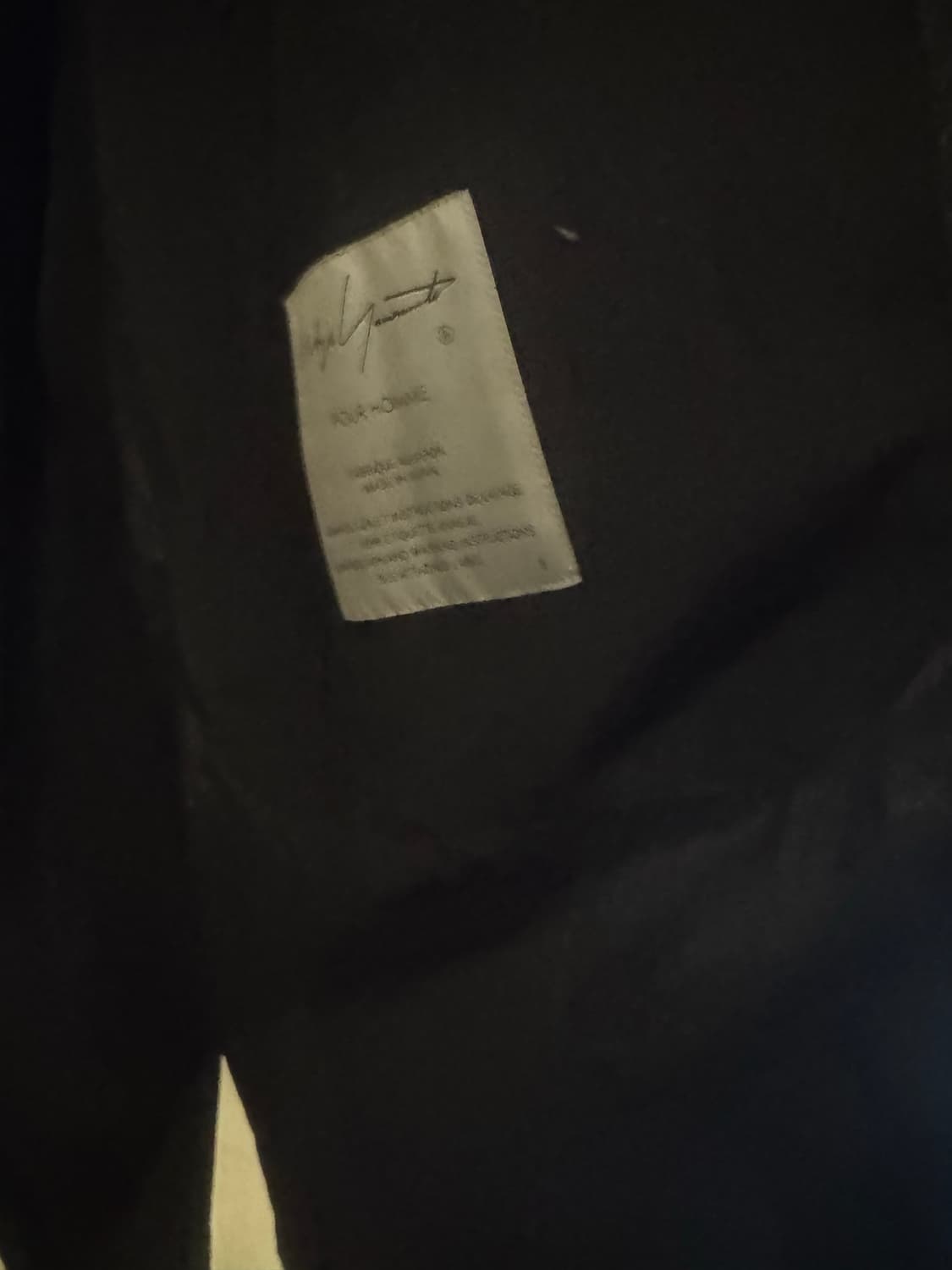 yohji yamamoto  pour homme 롱슬리브 오버 코트 상품이미지4