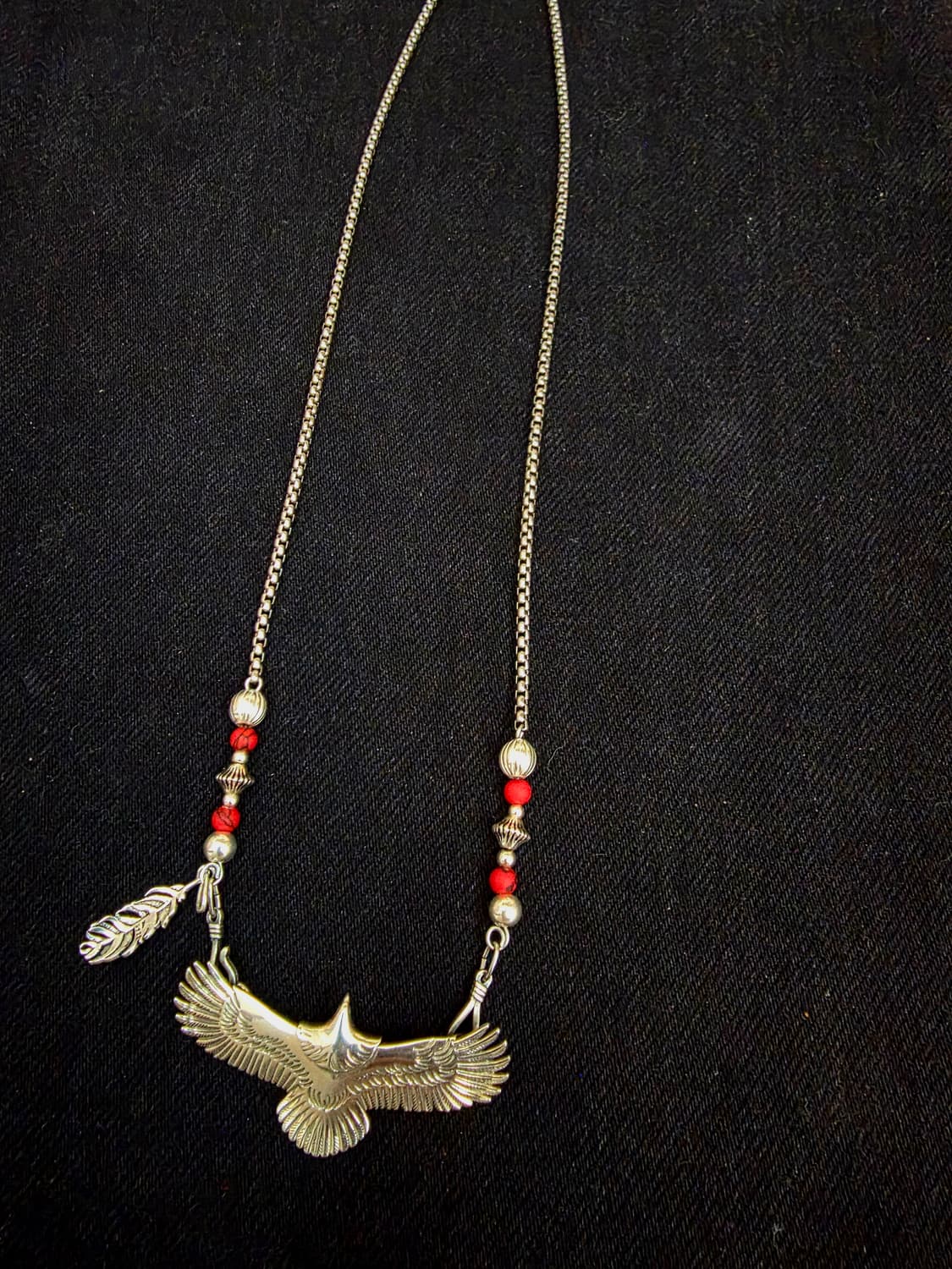 3Cross silver egle Navaho nacklace 상품이미지5