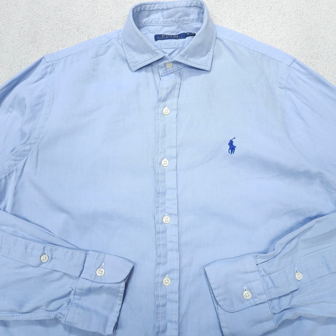 폴로 랄프 로렌 신형 솔리드 셔츠 S 상품이미지3