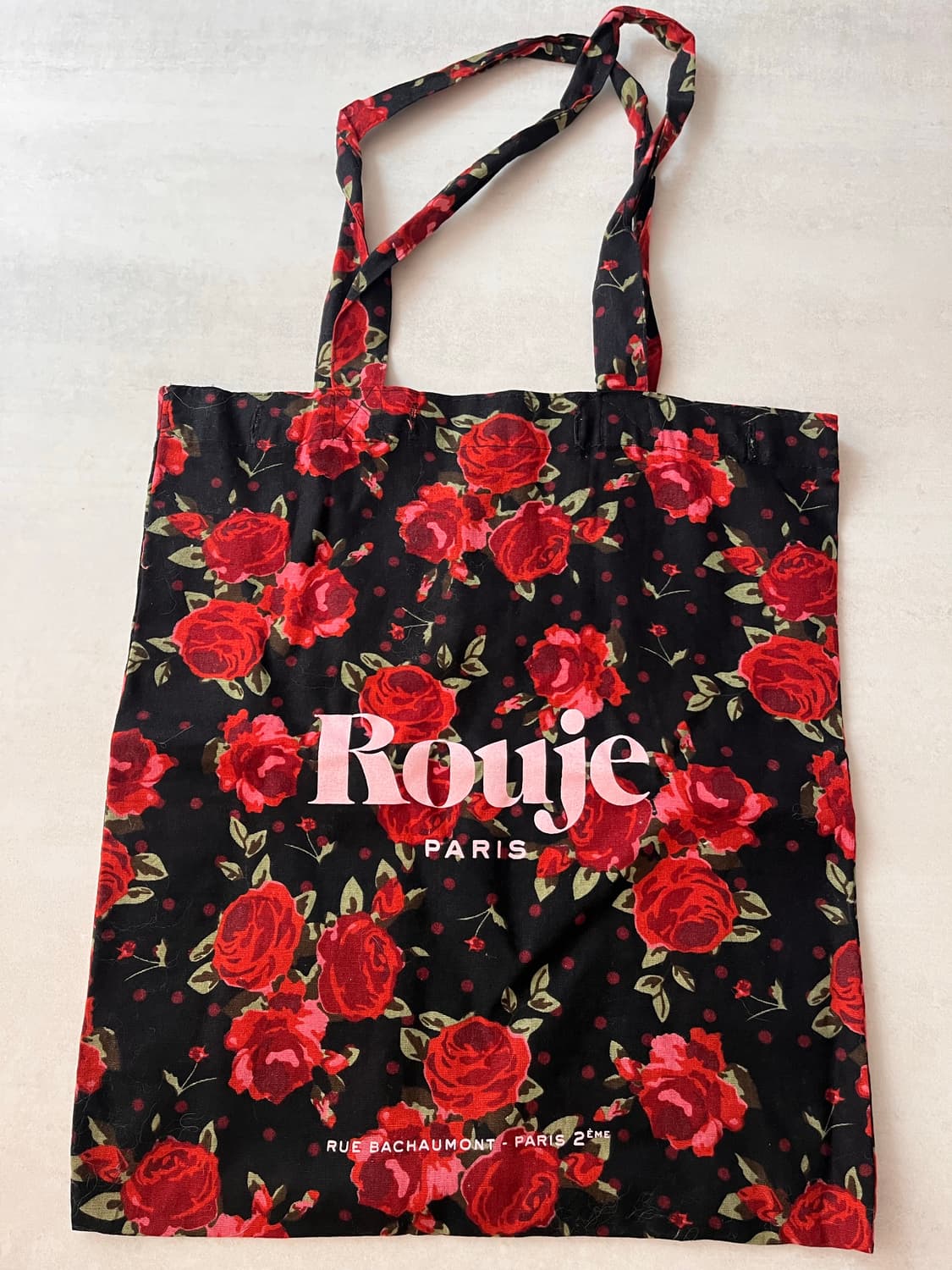 Rouje 후즈 레드 로즈 에코백 상품이미지1