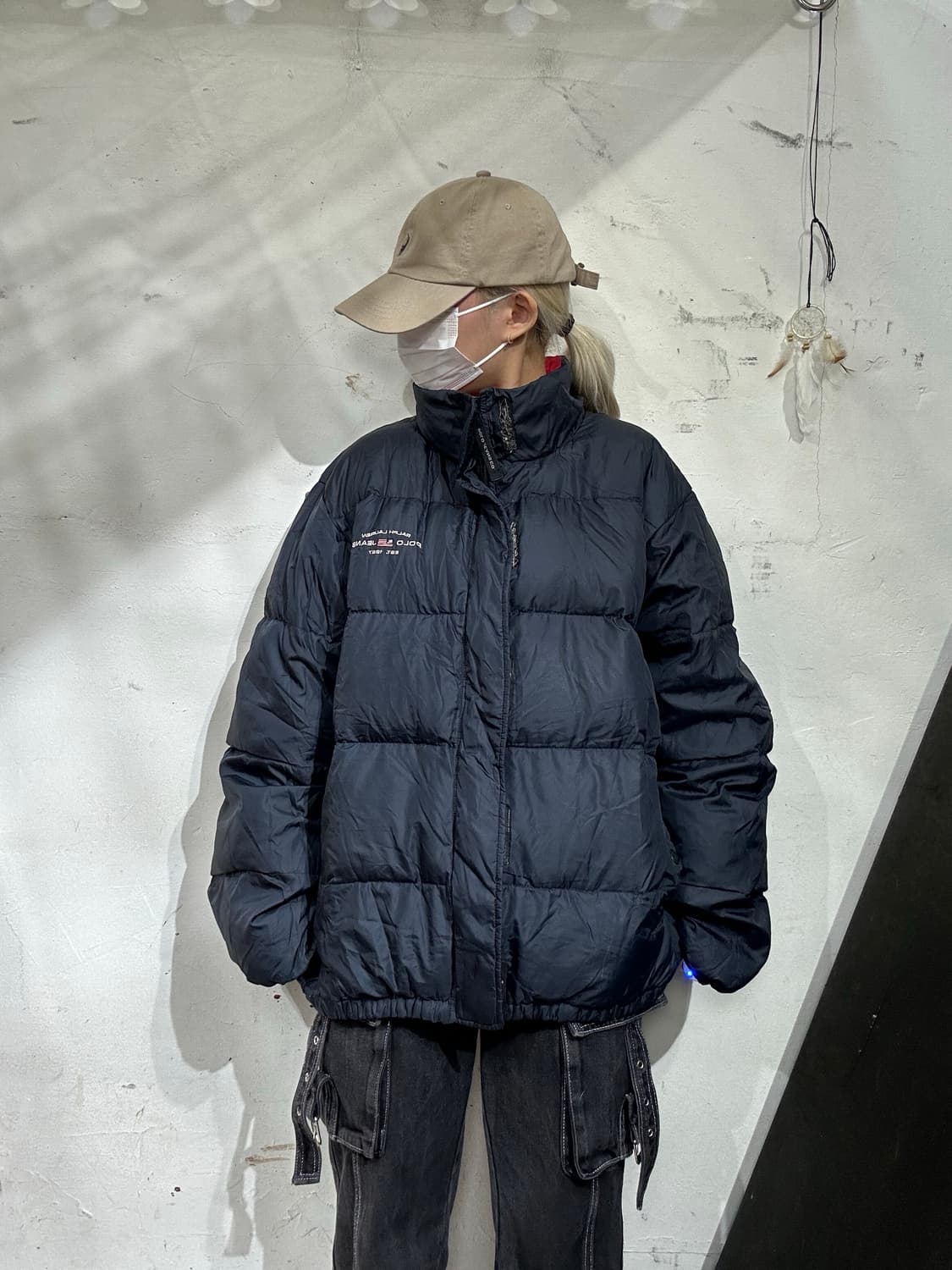 폴로 랄프 로렌 네이비 푸퍼 패딩 L 상품이미지2