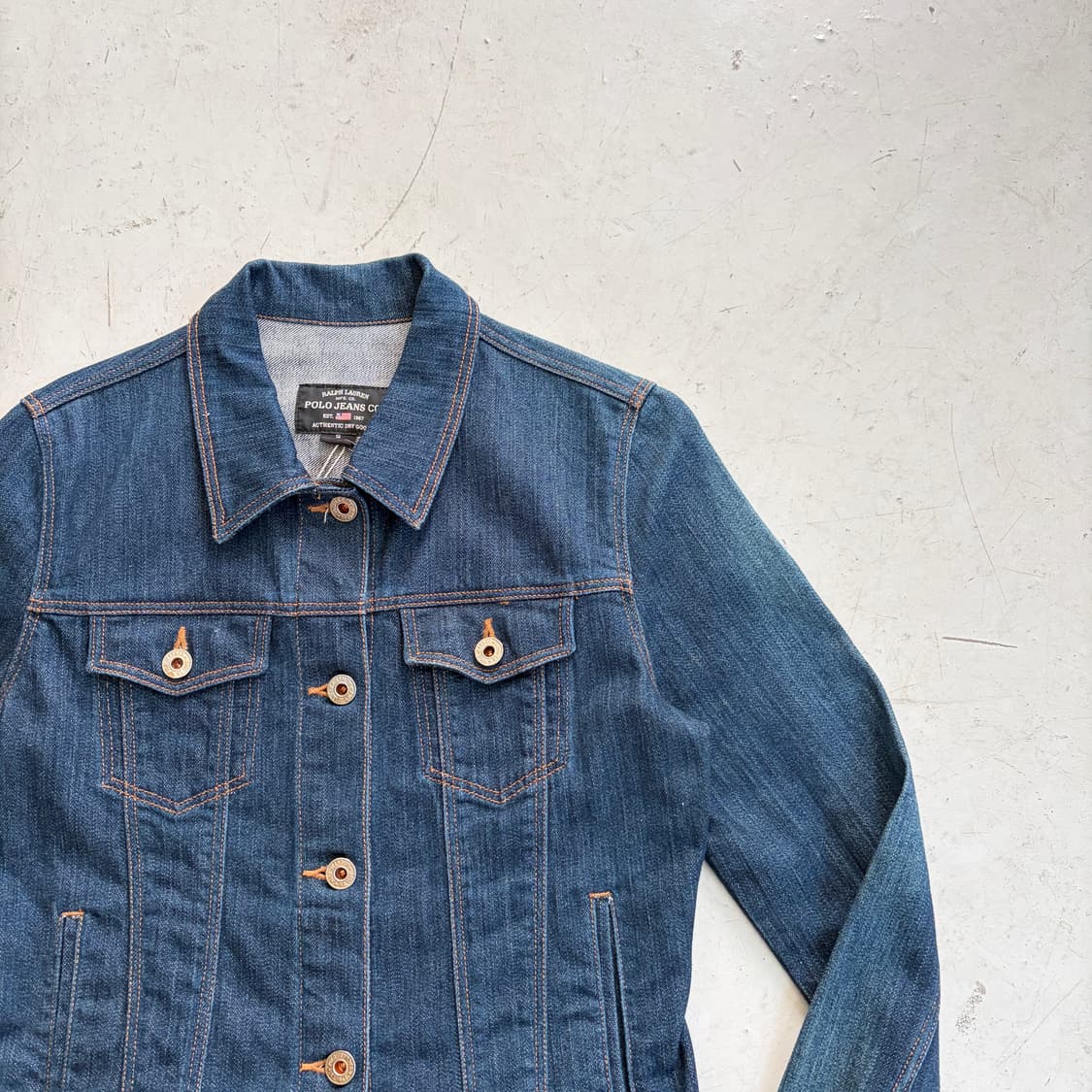 POLO JEANS CO 폴로진스 빈티지 데님 트러커 자켓 S 상품이미지2