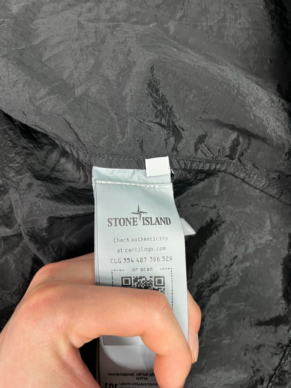 [XXL] 정품 스톤아일랜드 22ss 나일론 메탈 오버셔츠 블랙 상품이미지6