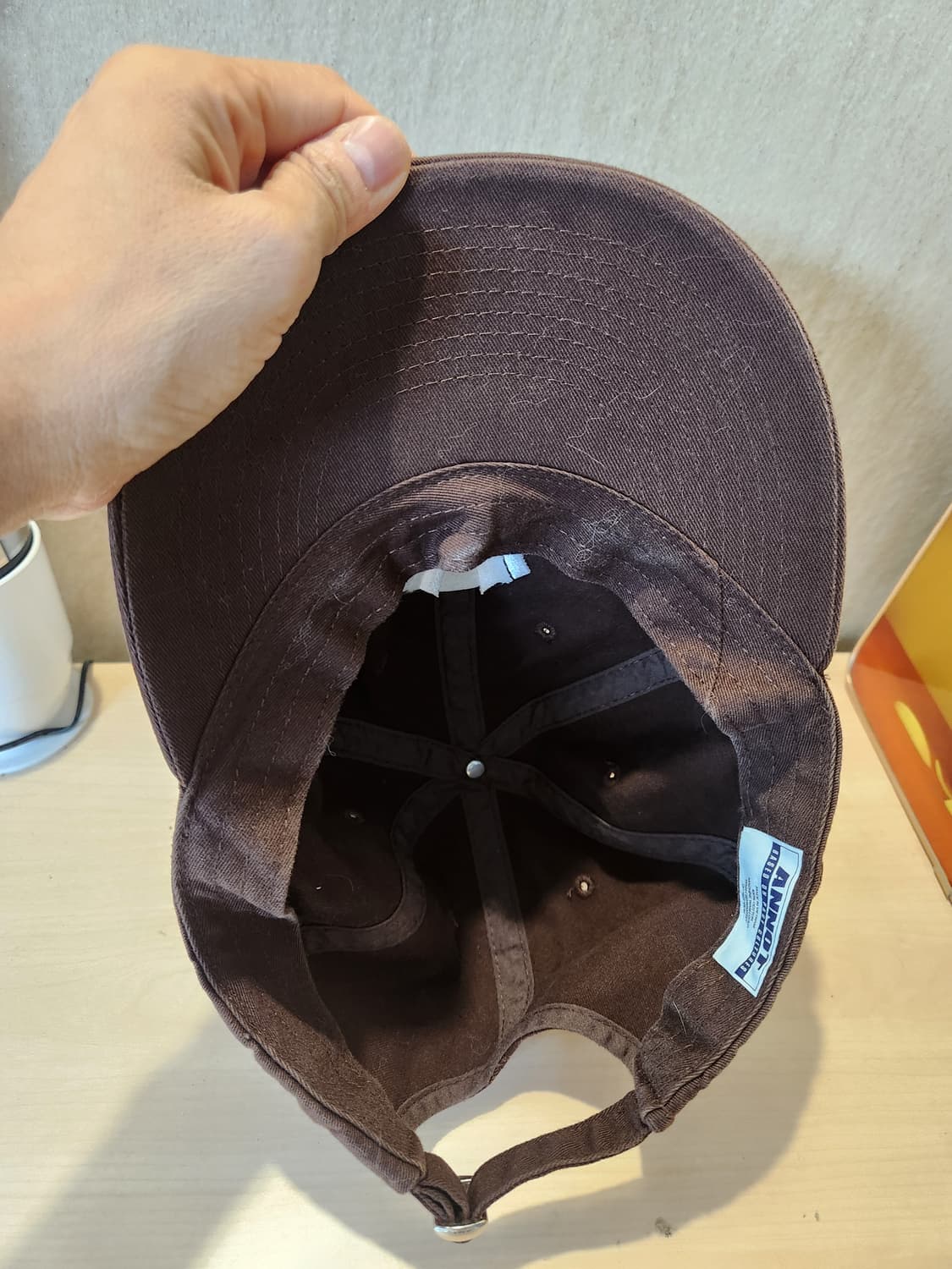 “ANNOT 브라운 볼캡🧢 빈티지 감성 한 끗 차이” 상품이미지8