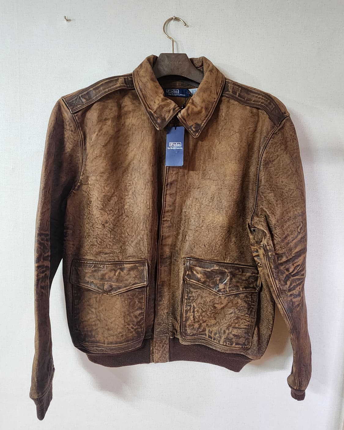 폴로 랄프로렌 A2 레더 자켓 새상품 상품이미지1