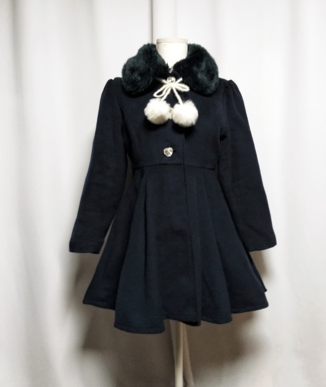 양산형지뢰계 코트 달천대장 y2k 공겜여주 히메로맨틱갸루 핀터깔 펑크고딕 상품이미지1