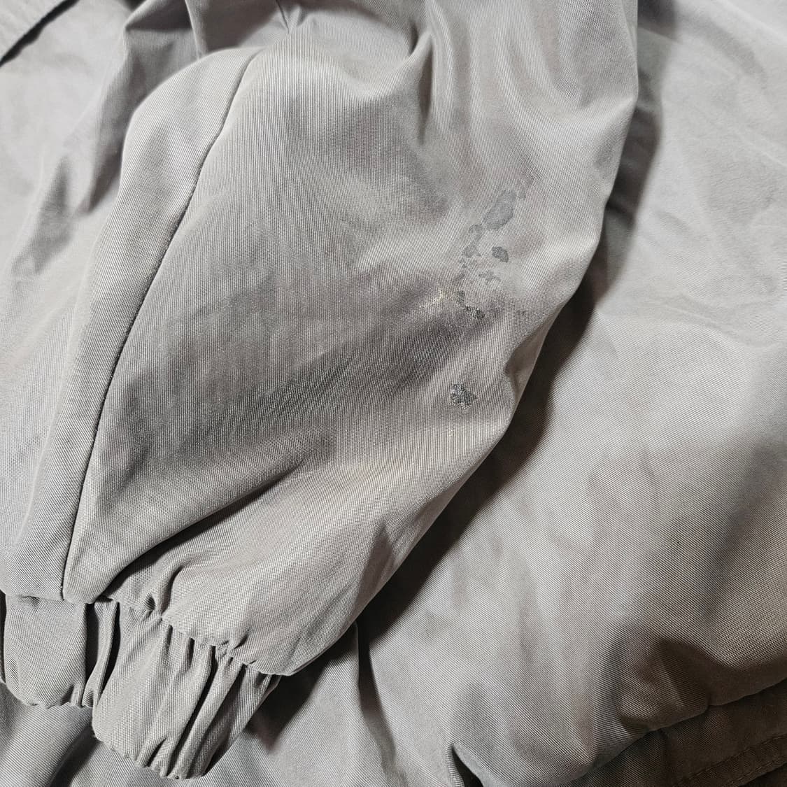 워터프루프 in USA 빈티지 플리스 라이닝 블루종 자켓 M size 상품이미지10