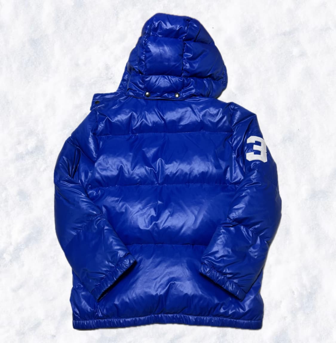 폴로 랄프로렌 빅포니 유광 블루 패딩 상품이미지2