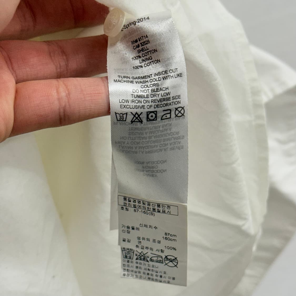 AX 아르마니 익스체인지 코튼 나시 원피스 (O) 상품이미지3