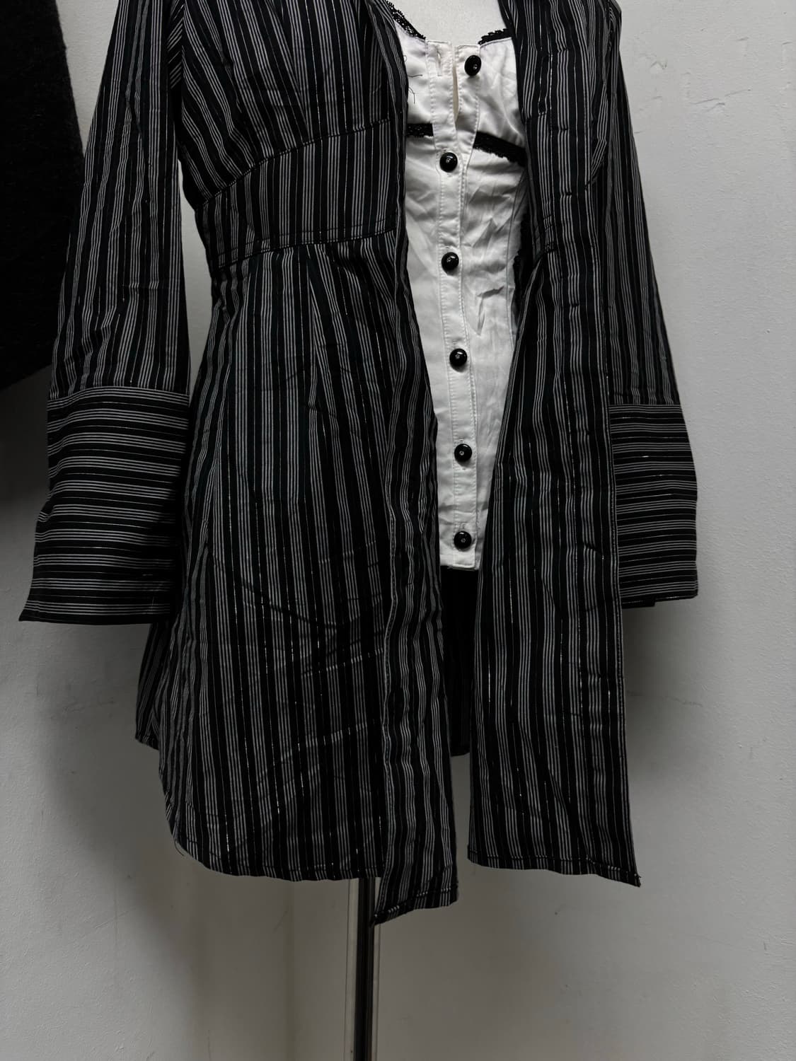 Vintage Glitter Stripe Geek Mood Shirts 상품이미지6