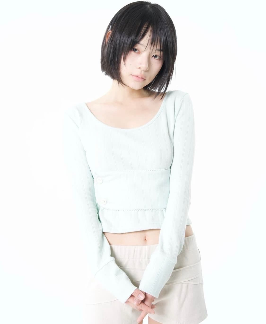 오스하이 밴드 베이비 롱슬리브 민트 상품이미지1
