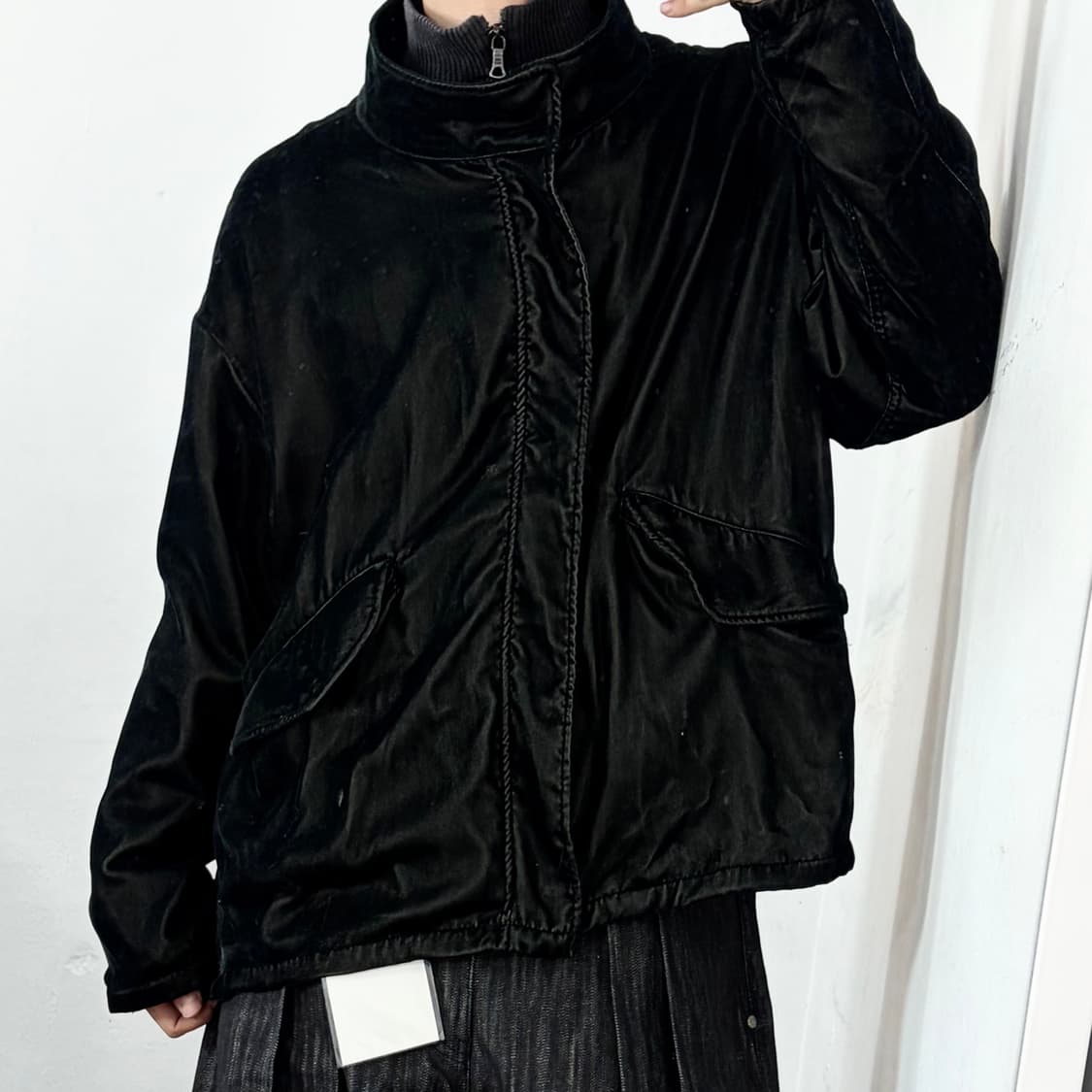 벌스데이수트 투웨이 벨벳 자켓 상품이미지1