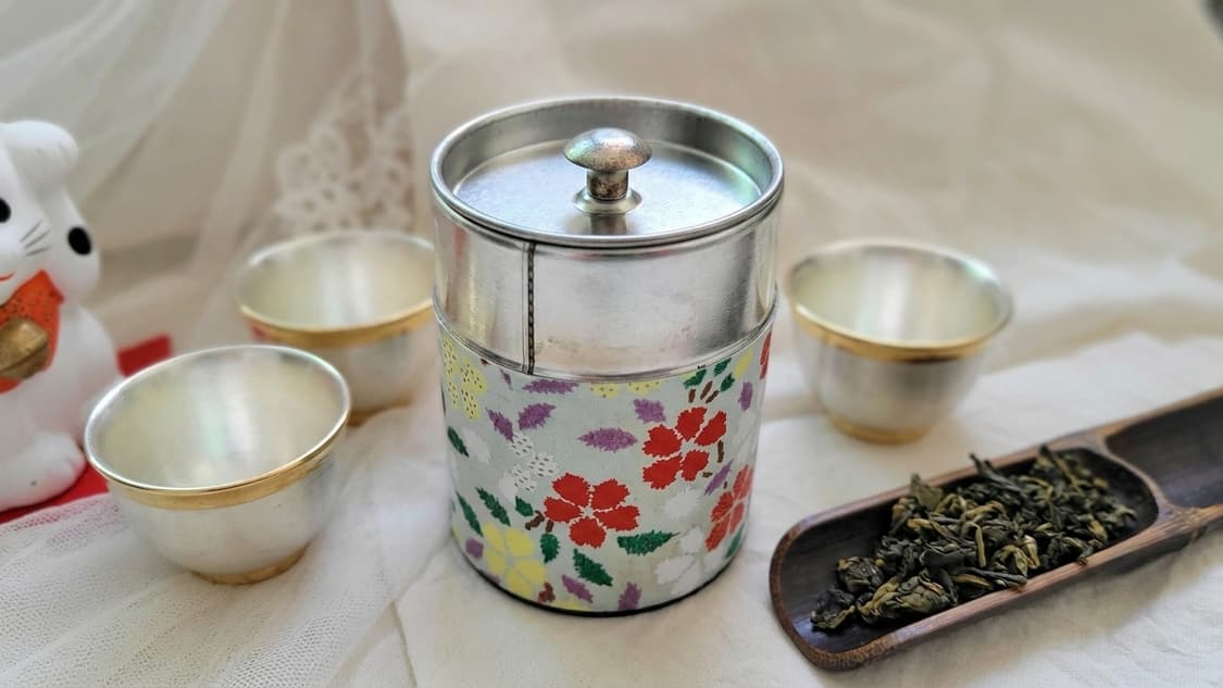[Vintage] 일본 장인의 정수, 프리미엄 티 캐니스터(나츠메) 🍵 상품이미지1