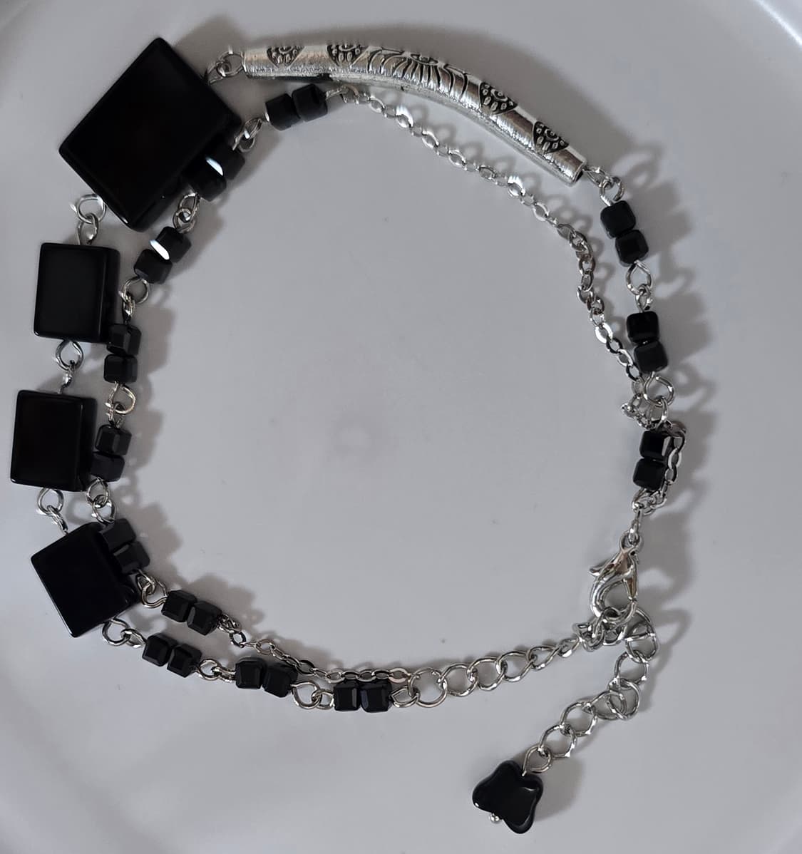 오닉스  사각 두줄 팔찌 상품이미지4