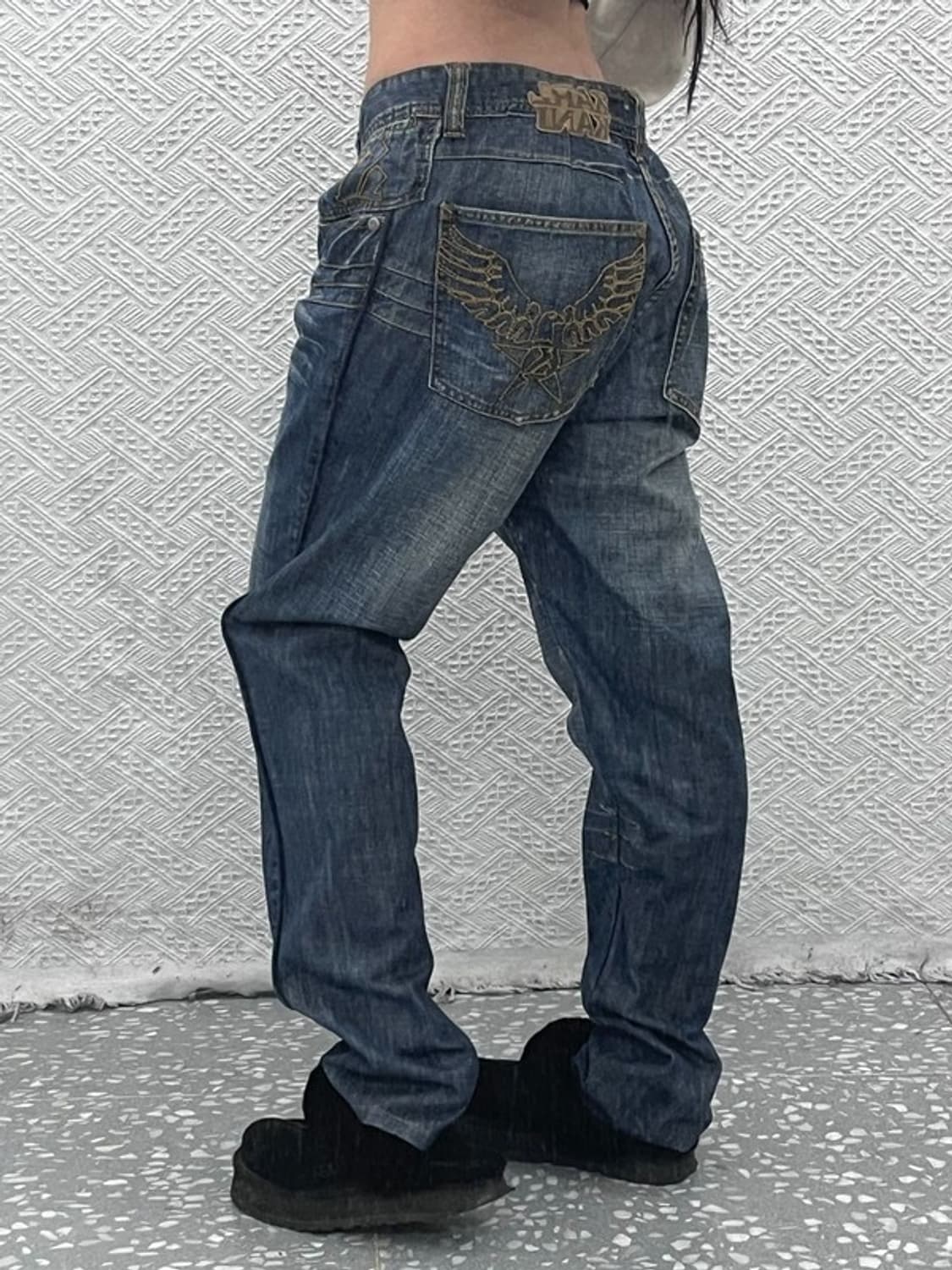 칼 카니 올드스쿨 빈티지 백패치 데님팬츠 92 C06872 상품이미지1