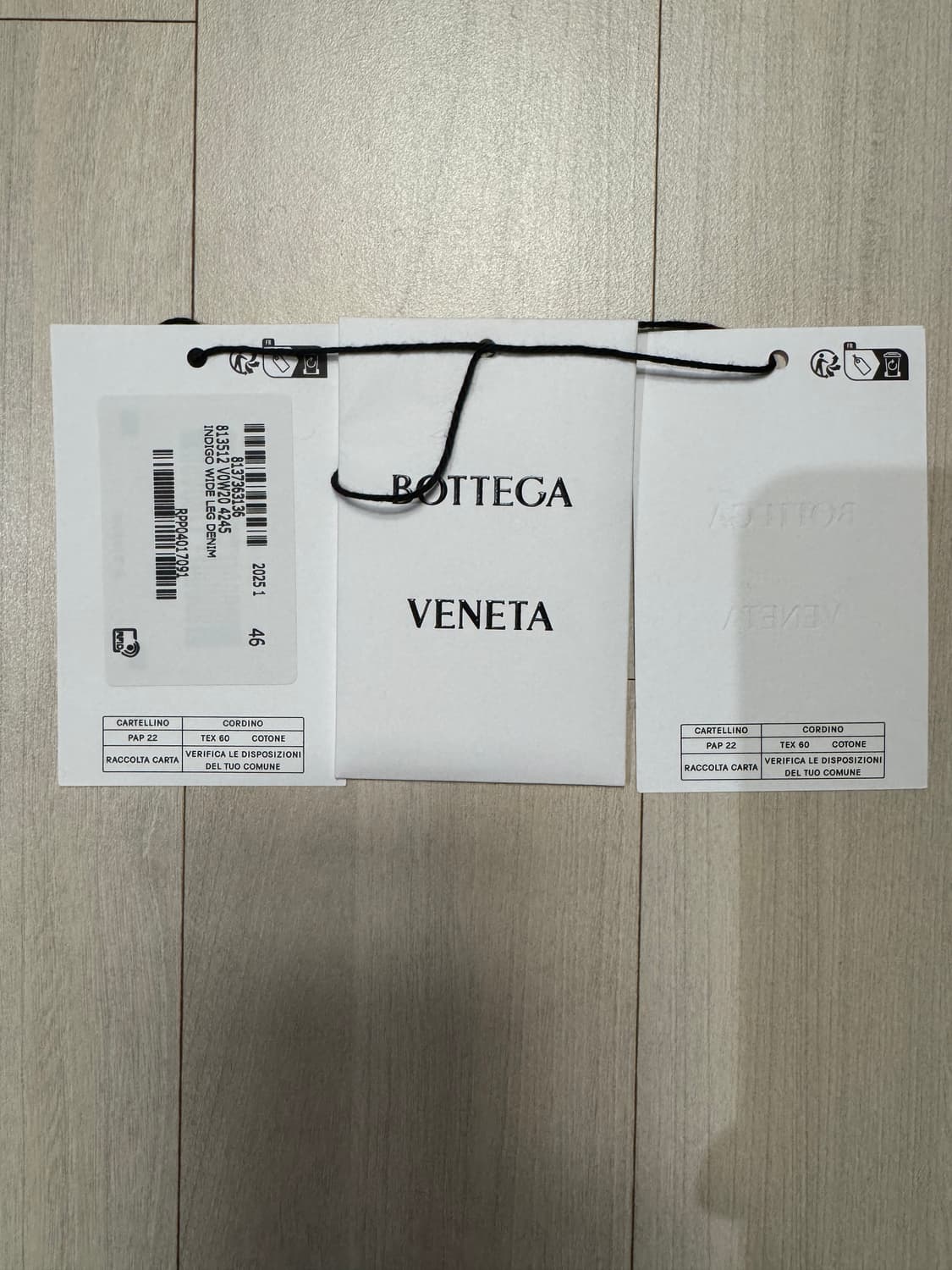 25SS 인디고 와이드 레그 진 46(31~32추천) 상품이미지3