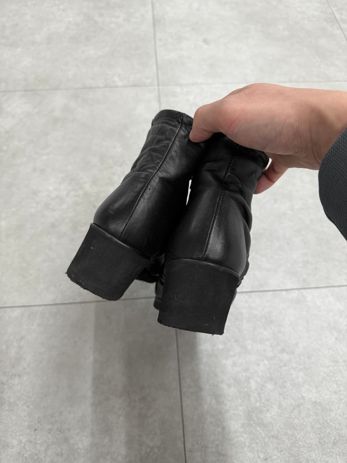 fizz reen 링클 레더 부츠 상품이미지6