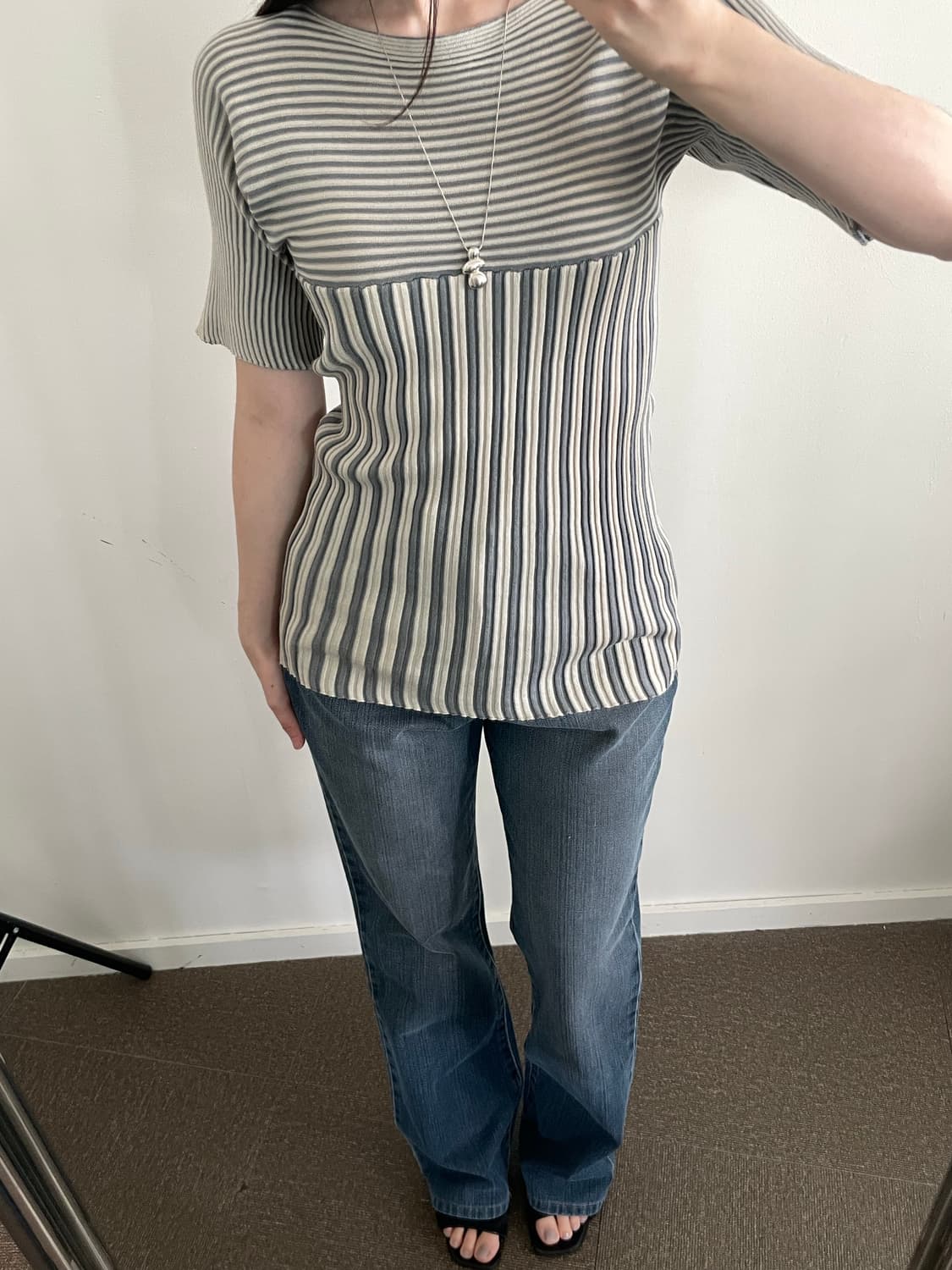 ARMANI COLLEZIONI cotton pleats knit 상품이미지10
