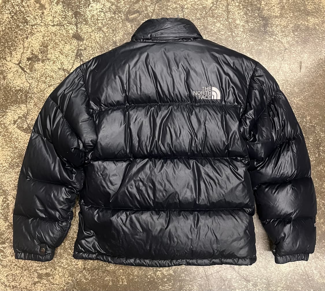 노스페이스 700 유광 구형 눕시 블랙 구스패딩 상품이미지6