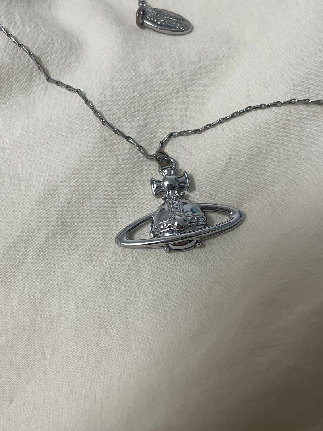 비비안웨스트우드 실버 목걸이 상품이미지1