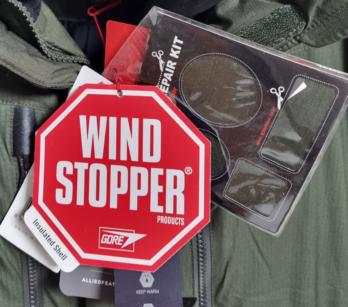 새상품) XXL (110) K2 800 카키 알파인 코볼트 대장 구스다운 상품이미지5