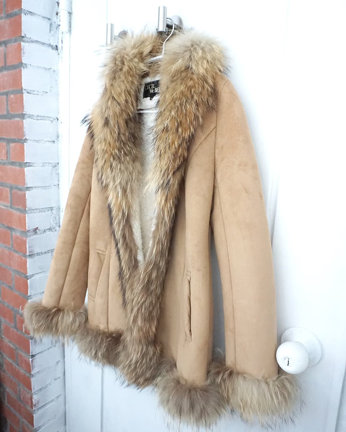 Cecil mc bee 라쿤 무스탕 퍼자켓 상품이미지1