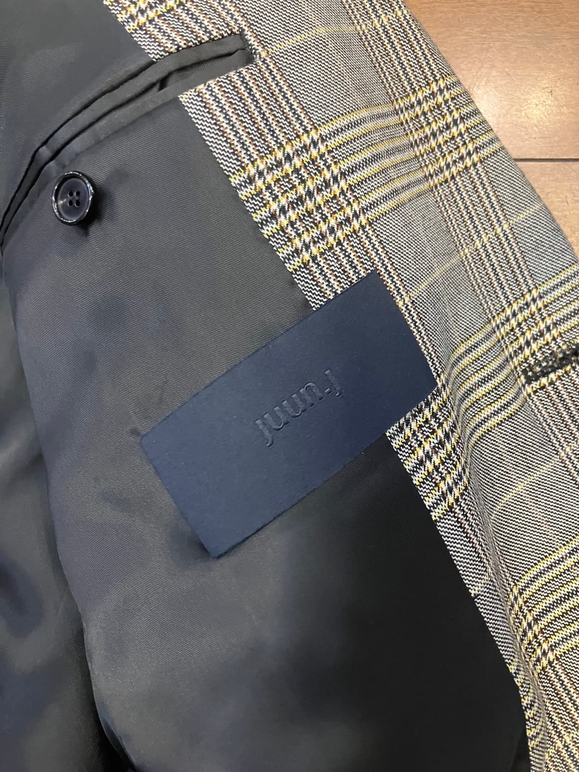 준지 체크자켓  상품이미지5