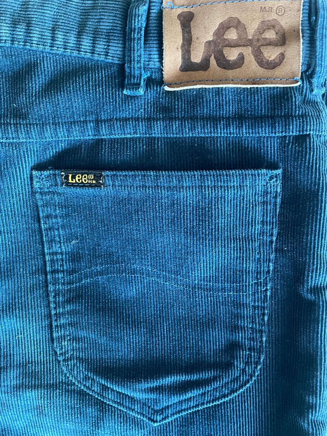 Lee 코듀로이 블루 팬츠 상품이미지4