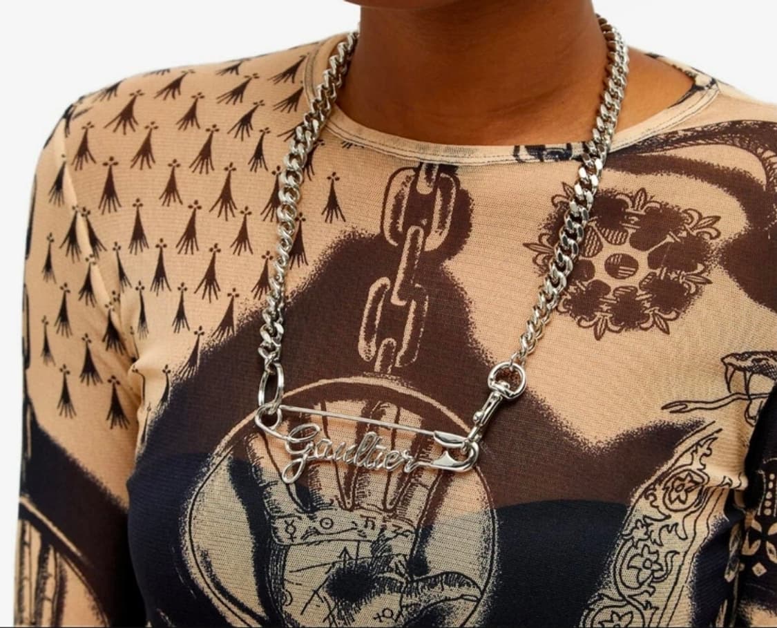 새상품 장 폴 고티에 브로치 & 목걸이(남녀공용) 상품이미지5