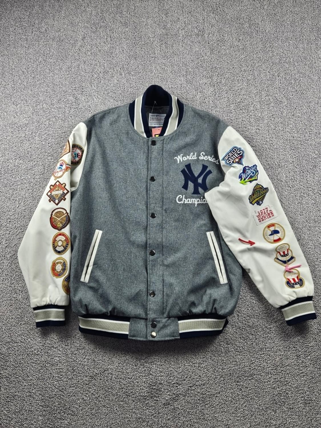 G-III 뉴욕 양키스 월드 시리즈 챔피언 바시티 자켓(XL)/10812 상품이미지5