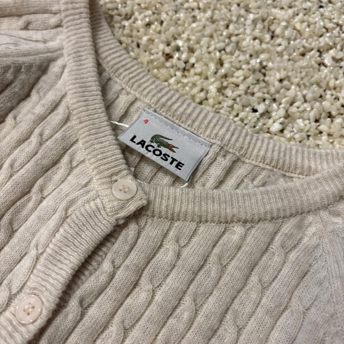 라코스테 긴팔 가디건 ☆222 상품이미지3