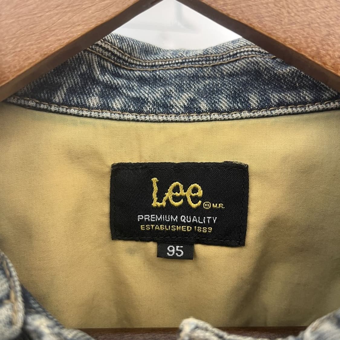 LEE 리 올드스쿨 레트로 빈티지 워싱 데님자켓 95 C09794 상품이미지5