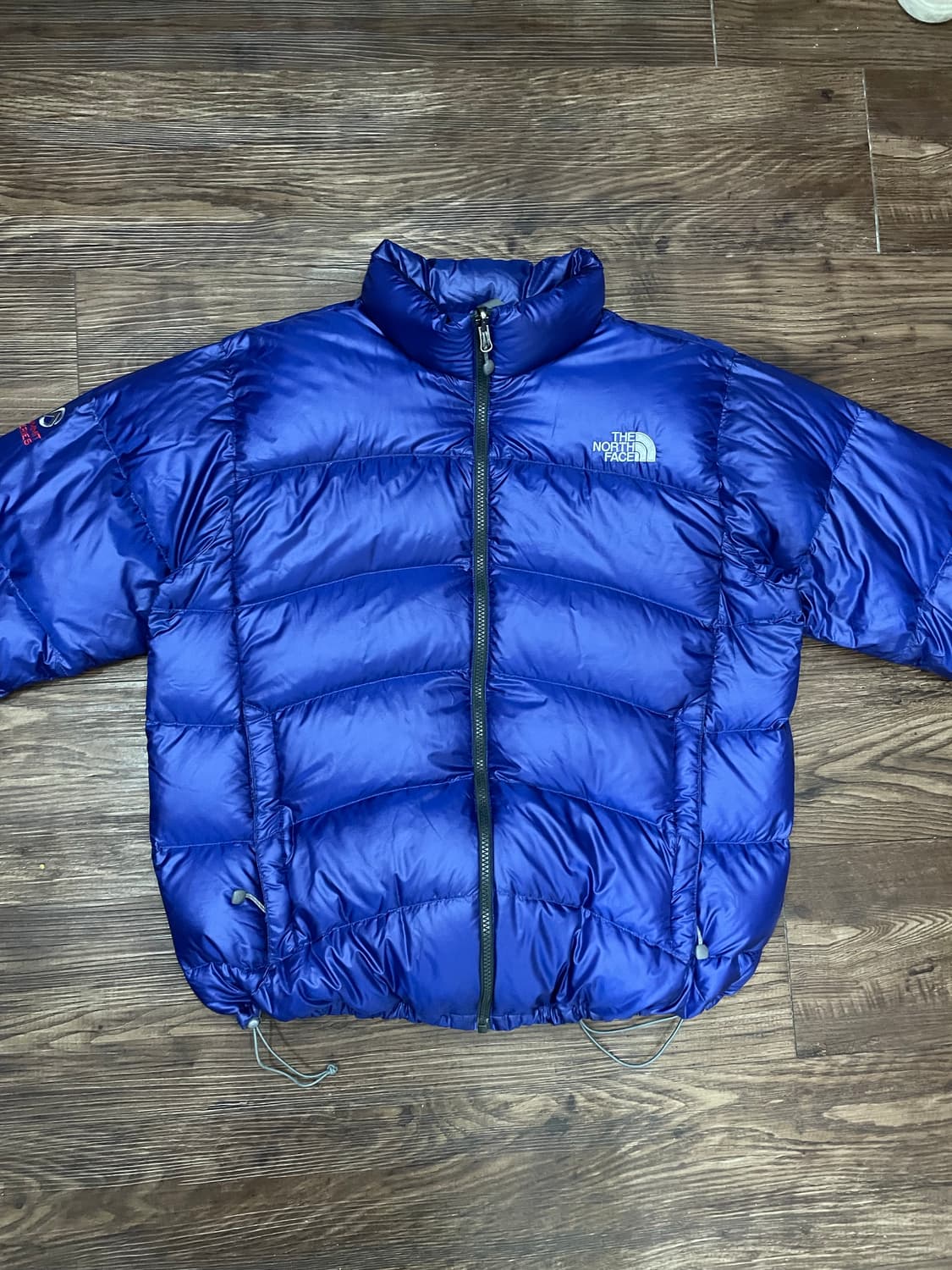 노스페이스 아콘카구아 써밋 다운 패딩 자켓 블루 상품이미지3