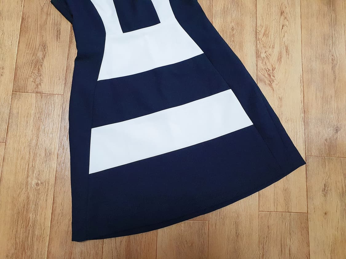 샤틴(SATIN) 투톤 배색원피스 55 상품이미지4