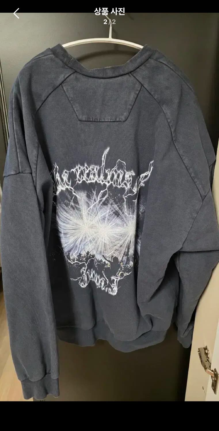 준지 24시즌 맨투맨 M사이즈 팝니다 상품이미지2