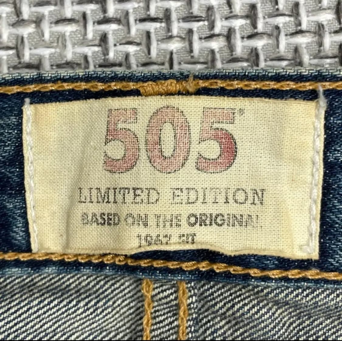 리바이스 505 리미티드 에디션 청바지 32인치 상품이미지3